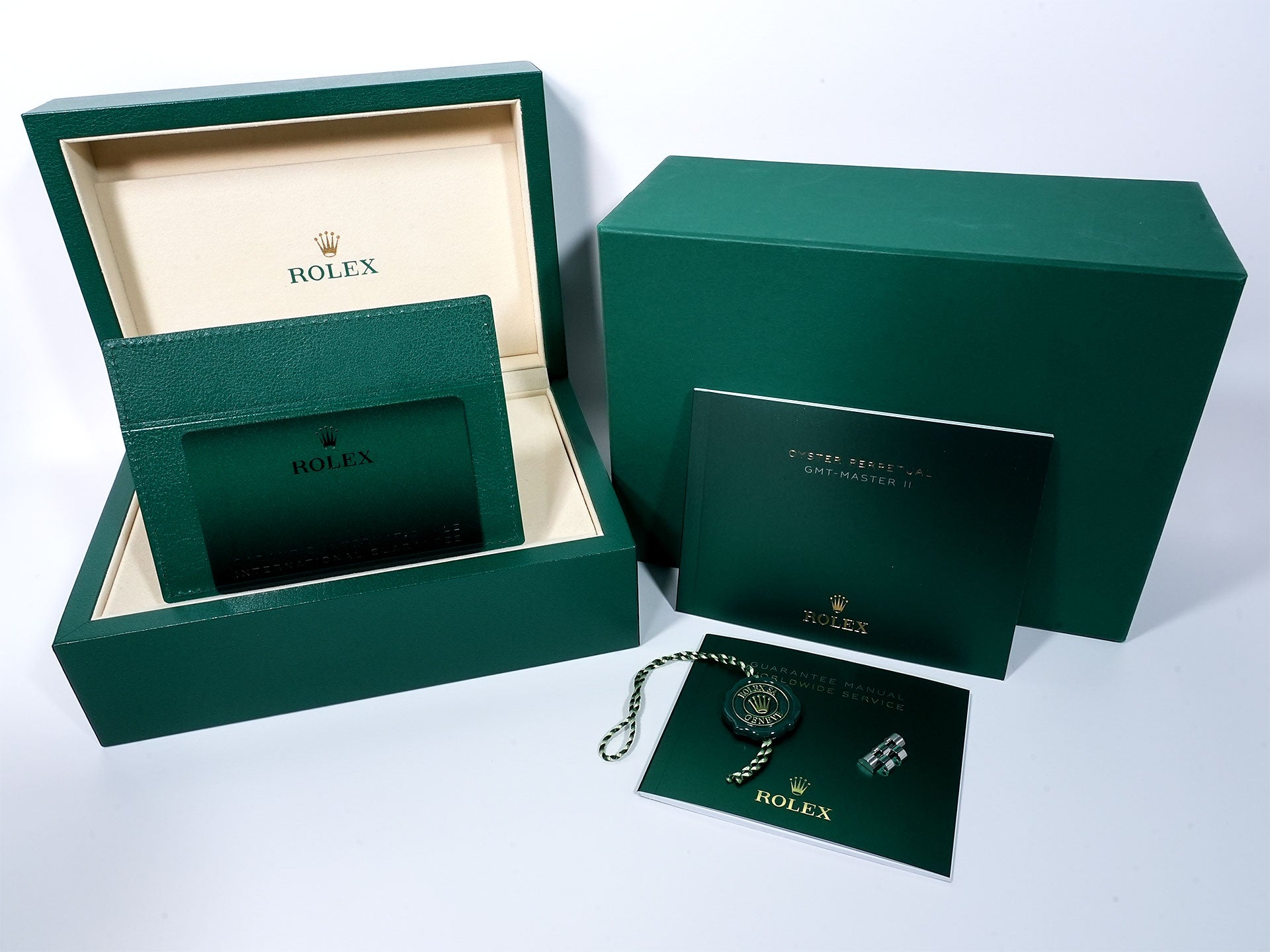 Rolex GMT-Master II Ref.126710GRNR Stainless Steel Black Dial Jubilee Bracelet Unused qzruwka2