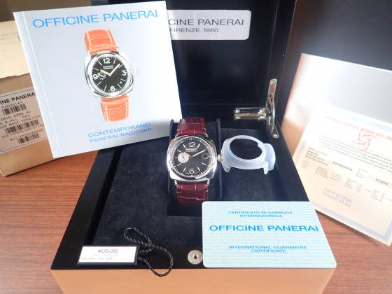 パネライ ラジオミール Ref.PAM00141 ブラック文字盤 中古 radio-meal-5