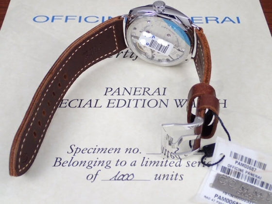 Panerai Radiomir 3 Days Acciaio Limited to 1000 pieces Ref.PAM00687