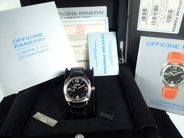 パネライ ラジオミール Ref.PAM00062 ブラック文字盤 中古 radiomir-12
