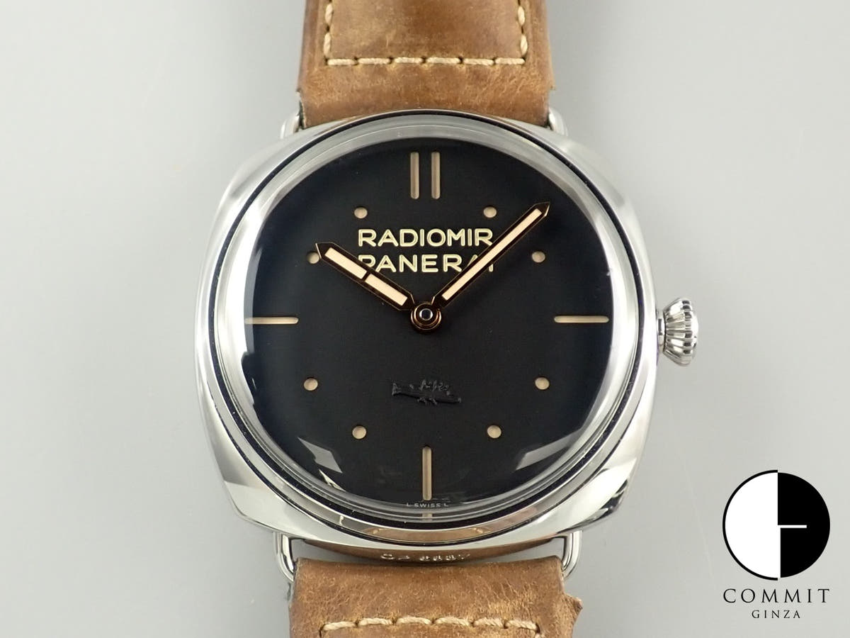 パネライ ラジオミール S.L.C. 47mm Ref.PAM00425 ブラック文字盤 美品 929TPWUZ