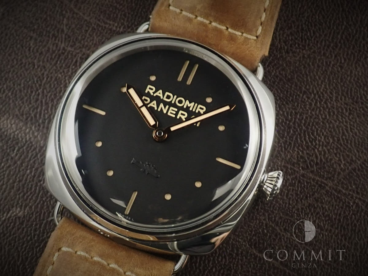 パネライ ラジオミール S.L.C. 47mm Ref.PAM00425 ブラック文字盤 美品 929TPWUZ