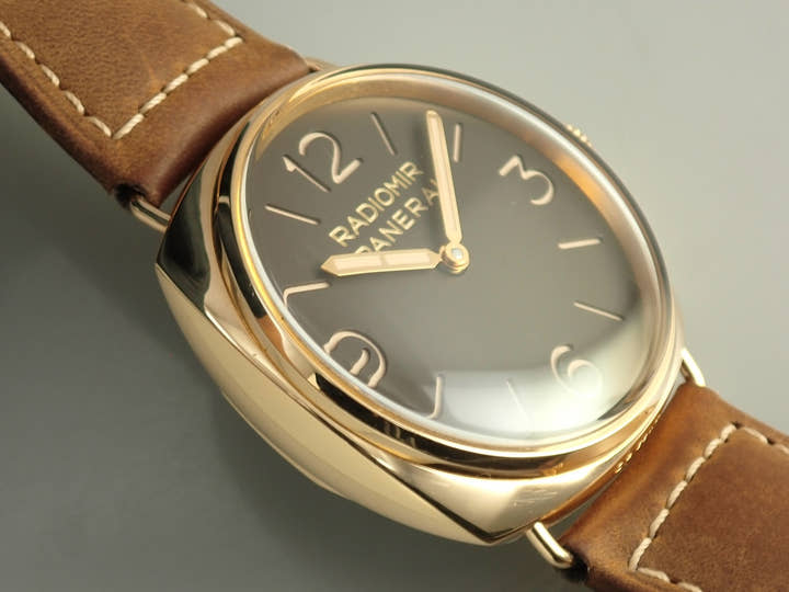 Panerai Radiomir 3 Days Oro Rossa Ref.PAM00379 Brown Dial Used 54S6P6U5