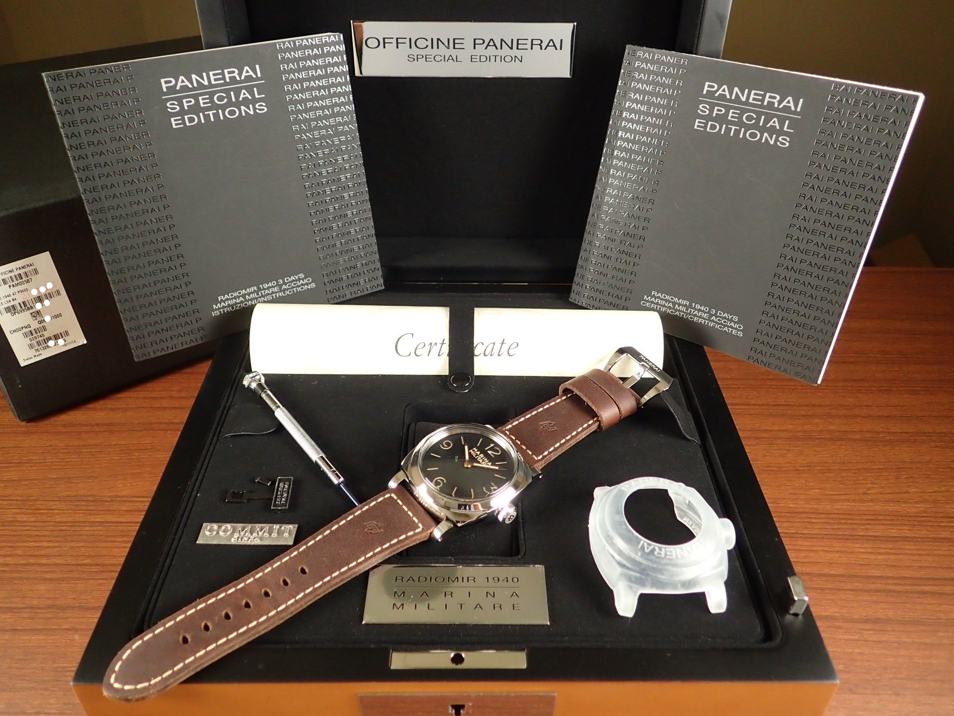 Panerai Radiomir 1940 3 Days Marina Militaire Acciaio Ref.PAM00587