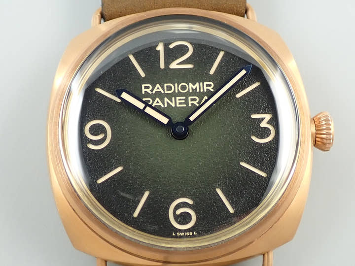 パネライ ラジオミール ブロンゾ Ref.PAM00760 グリーン文字盤 未使用 71796ZHH