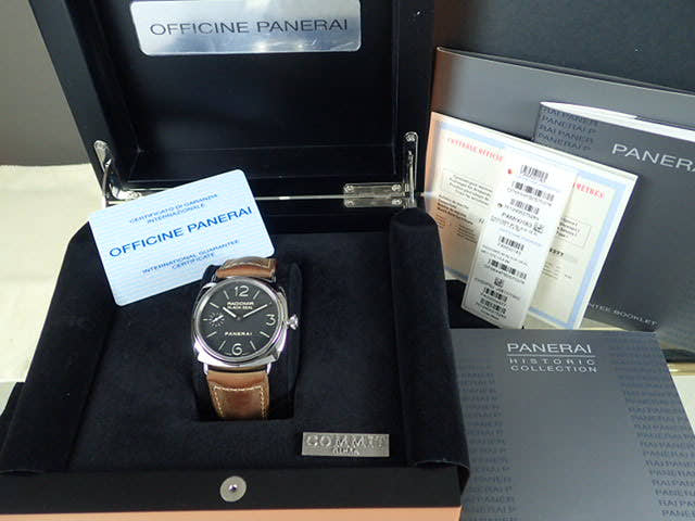 パネライ ラジオミール Ref.PAM00183 ブラック文字盤 中古 radiomir-4