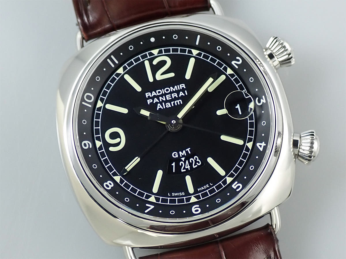 パネライ ラジオミール GMTアラーム Ref.PAM00098 ブラック文字盤 美品 Y32K1U32