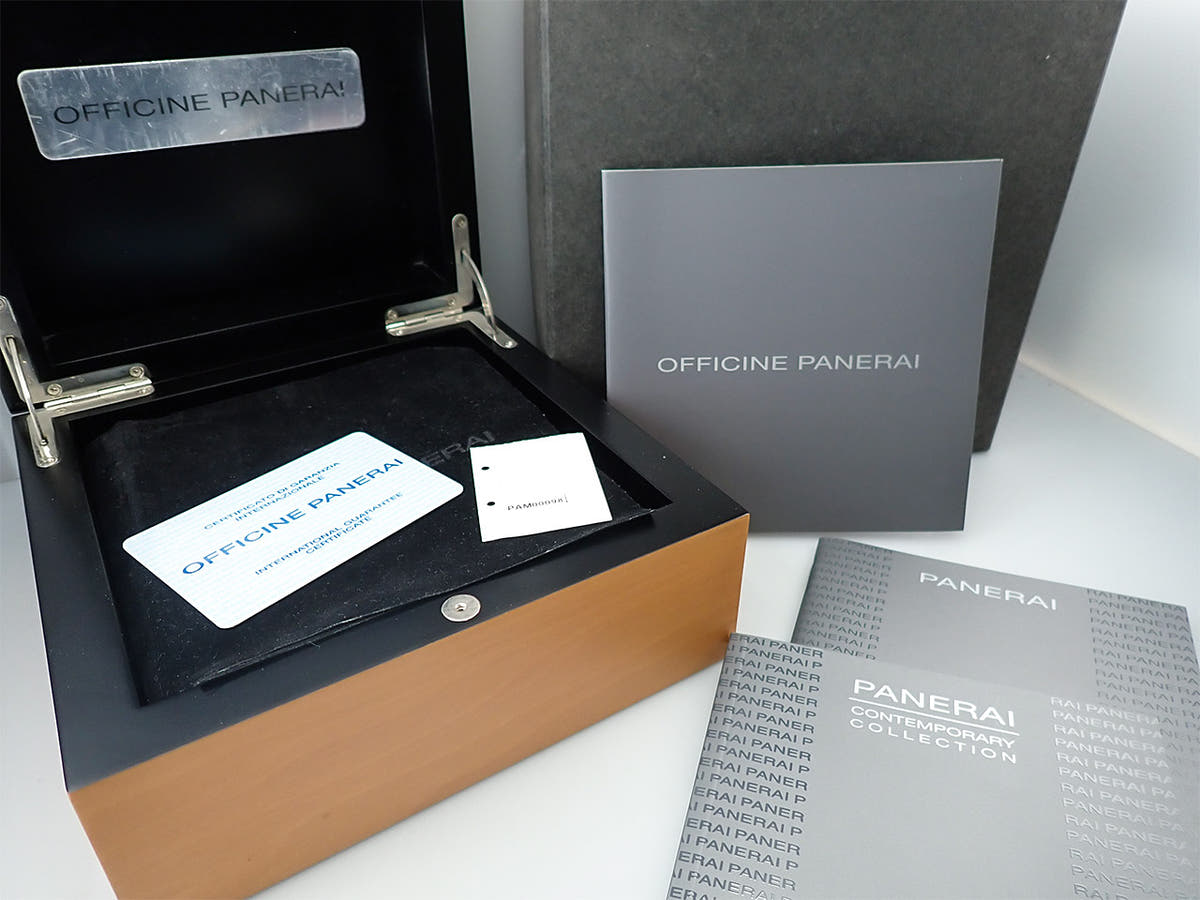 パネライ ラジオミール GMTアラーム Ref.PAM00098 ブラック文字盤 美品 Y32K1U32