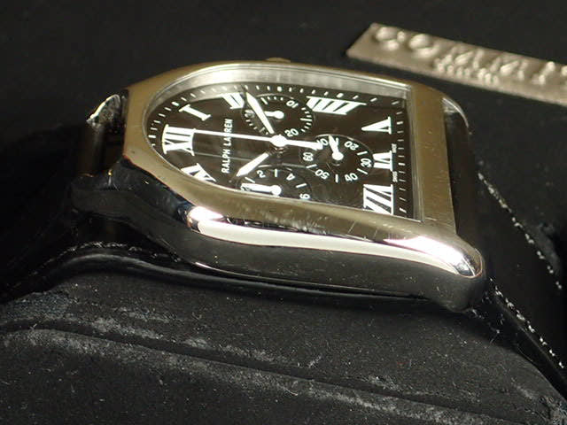 ラルフローレン スティラップ Ref.RLR0030700 ブラック文字盤 中古 ralphlauren
