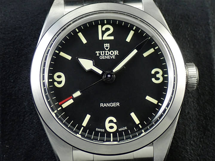 チューダー(チュードル) レンジャー Ref.79950 ブラック文字盤 極美品 74U73M48