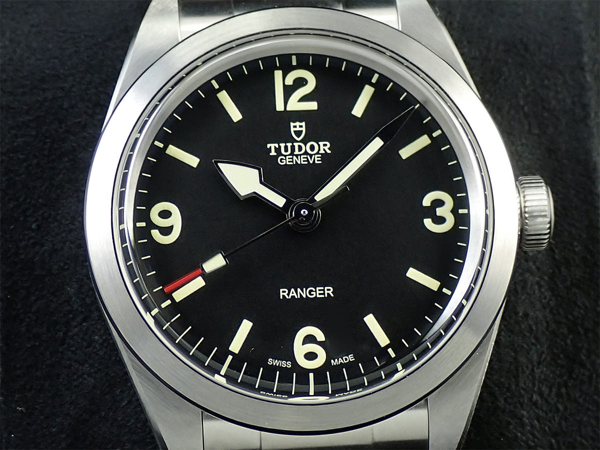 チューダー(チュードル) レンジャー Ref.79950 ブラック文字盤 極美品 74U73M48