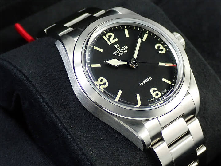 チューダー(チュードル) レンジャー Ref.79950 ブラック文字盤 極美品 74U73M48