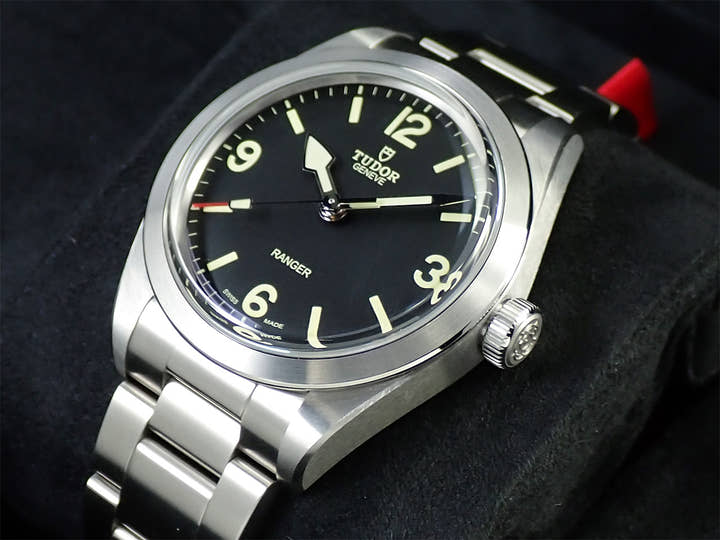 チューダー(チュードル) レンジャー Ref.79950 ブラック文字盤 極美品 74U73M48