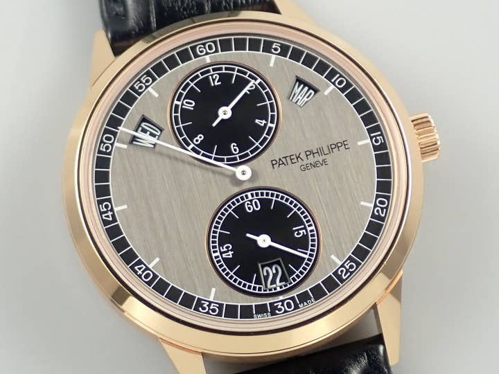 パテックフィリップ アニュアルカレンダー レギュレーター Ref.5235/50R-001 ローズゴールド グラファイト×エボニーブラック文字盤
