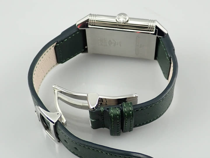 ジャガールクルト レベルソ Ref.Q3978430 グリーン文字盤 極美品 reverso-17