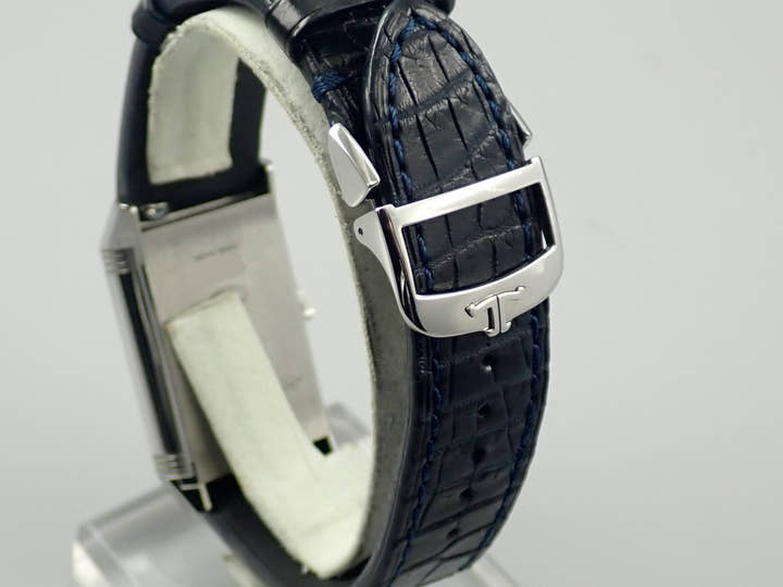 ジャガールクルト レベルソ トリビュート デュオ Ref.Q3908420 シルバー×ブルー文字盤 中古 KA9C2Z81