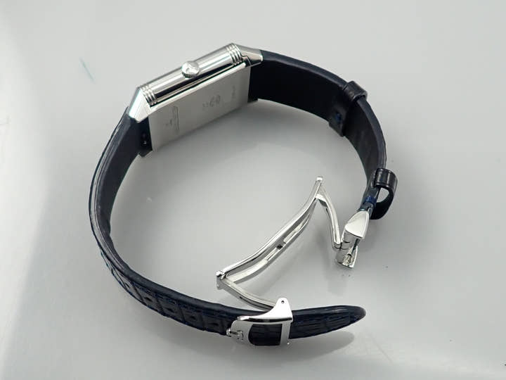 ジャガールクルト レベルソ トリビュート デュオ Ref.Q3908420 シルバー×ブルー文字盤 中古 KA9C2Z81