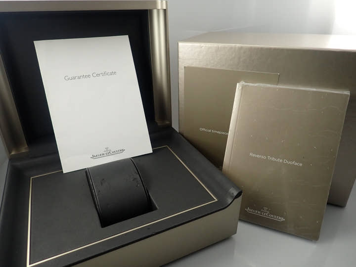 ジャガールクルト レベルソ トリビュート デュオ Ref.Q3908420 シルバー×ブルー文字盤 中古 KA9C2Z81