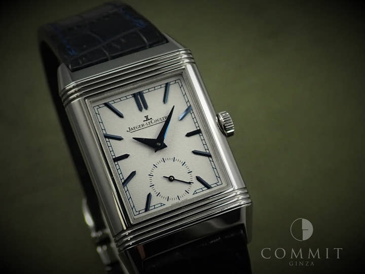 ジャガールクルト レベルソ トリビュート デュオ Ref.Q3908420 シルバー×ブルー文字盤 中古 KA9C2Z81