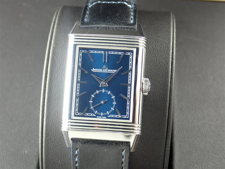 ジャガールクルト レベルソ Ref.Q3978430 ブルー文字盤 美品 reverso-18