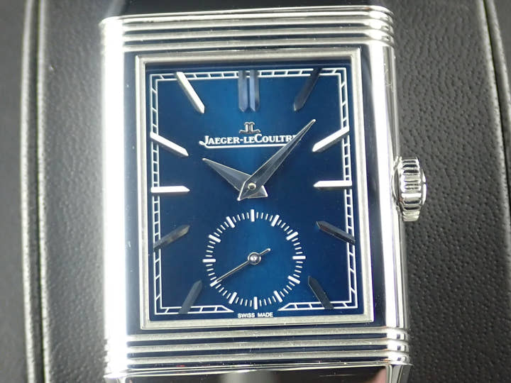 ジャガールクルト レベルソ Ref.Q3978430 ブルー文字盤 美品 reverso-18