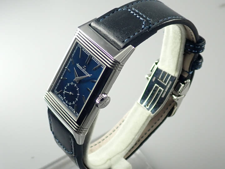ジャガールクルト レベルソ Ref.Q3978430 ブルー文字盤 美品 reverso-18