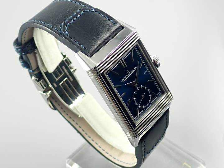 ジャガールクルト レベルソ Ref.Q3978430 ブルー文字盤 美品 reverso-18