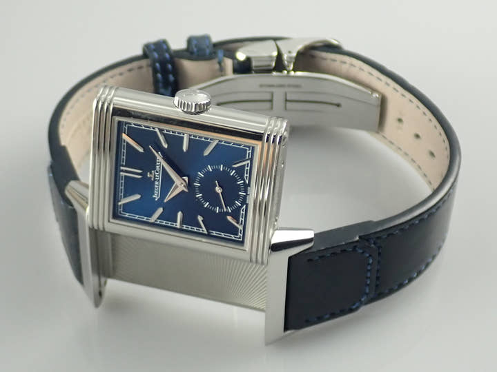 ジャガールクルト レベルソ Ref.Q3978430 ブルー文字盤 美品 reverso-18