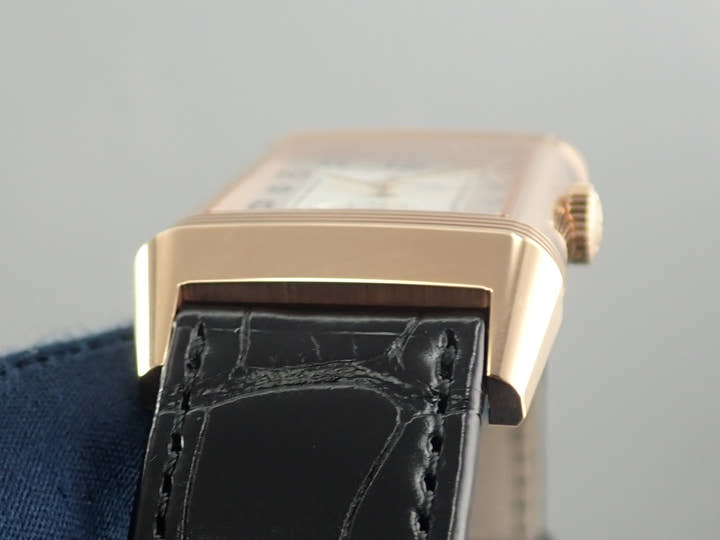 Jaeger-LeCoultre Reverso Classic Large Duo Small Second Ref.Q3842520 Silver Gray Dial Good Condition 9ZP92H86