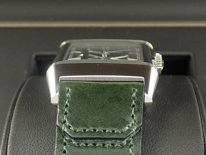 ジャガールクルト レベルソ トリビュート スモールセコンド Ref.Q3978430 グリーン文字盤 美品 8TZF5F3P