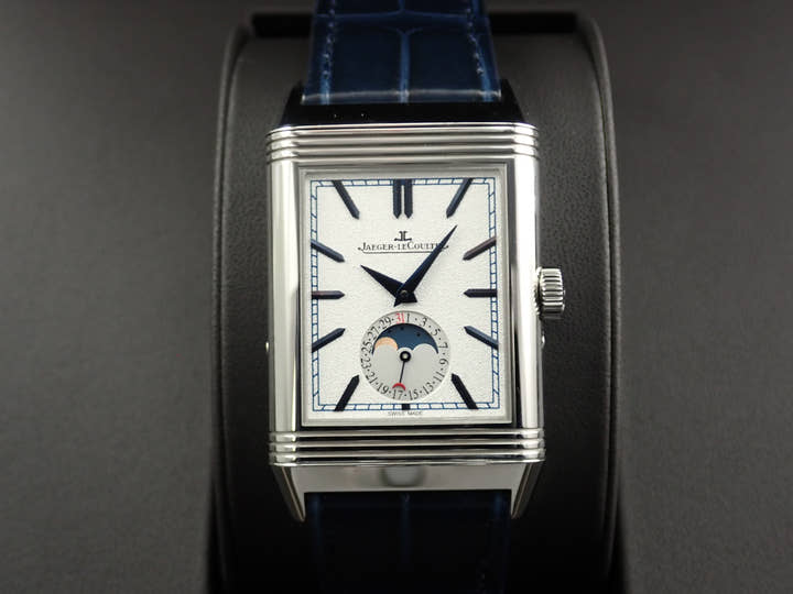 ジャガールクルト レベルソ トリビュート ムーン Ref.Q3958420 シルバー文字盤 中古 9SA3VR0M