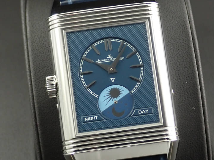 ジャガールクルト レベルソ トリビュート ムーン Ref.Q3958420 シルバー文字盤 中古 9SA3VR0M