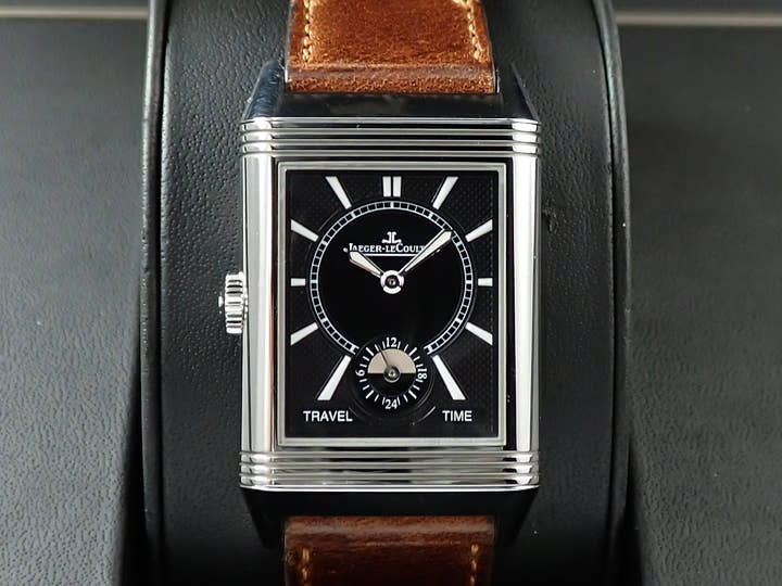ジャガールクルト レベルソ クラシック デュオ スモールセコンド Ref.Q3848422 シルバー文字盤 中古 PX506964