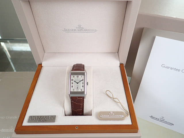 ジャガールクルト ビッグ Ref.270.840.622B（270.8.62） シルバー文字盤 中古 reverso-4