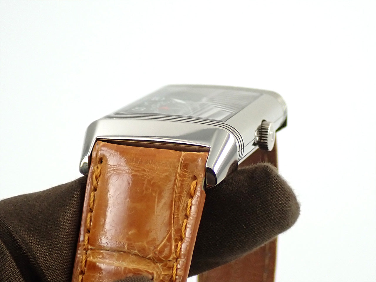 Jaeger LeCoultre Reverso Day Date Ref.270.3.36 18KWG Black Dial