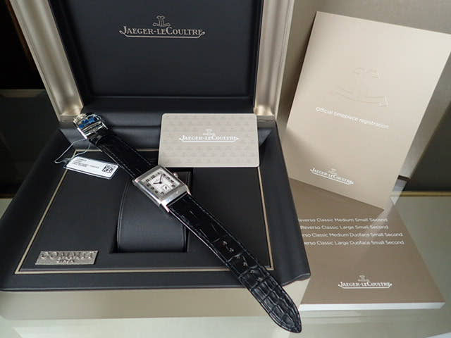 ジャガールクルト レベルソクラシック Ref.Q2458420 シルバー/ブラック文字盤 新品 reverso-5