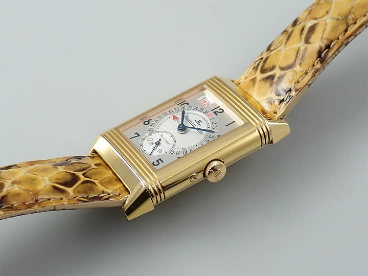 ジャガールクルト レベルソ デイト Ref.270.2.36 シルバー文字盤 中古 S4921404