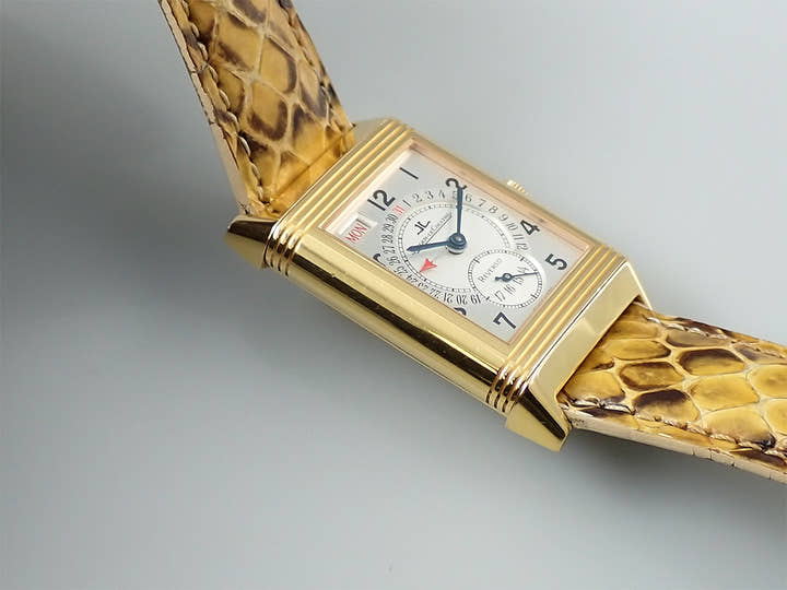 ジャガールクルト レベルソ デイト Ref.270.2.36 シルバー文字盤 中古 S4921404