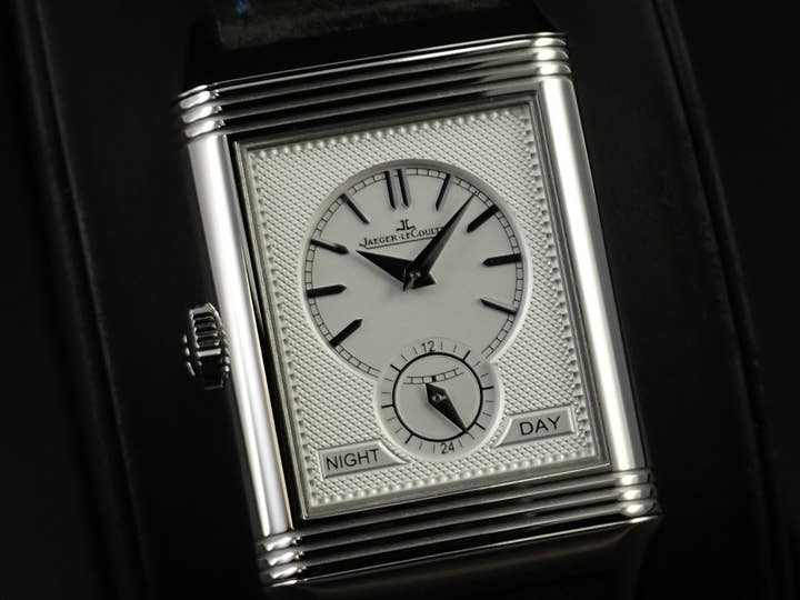 ジャガールクルト レベルソ トリビュート デュオ Ref.Q3988482 ブルー/シルバー文字盤 美品 HMHC395R