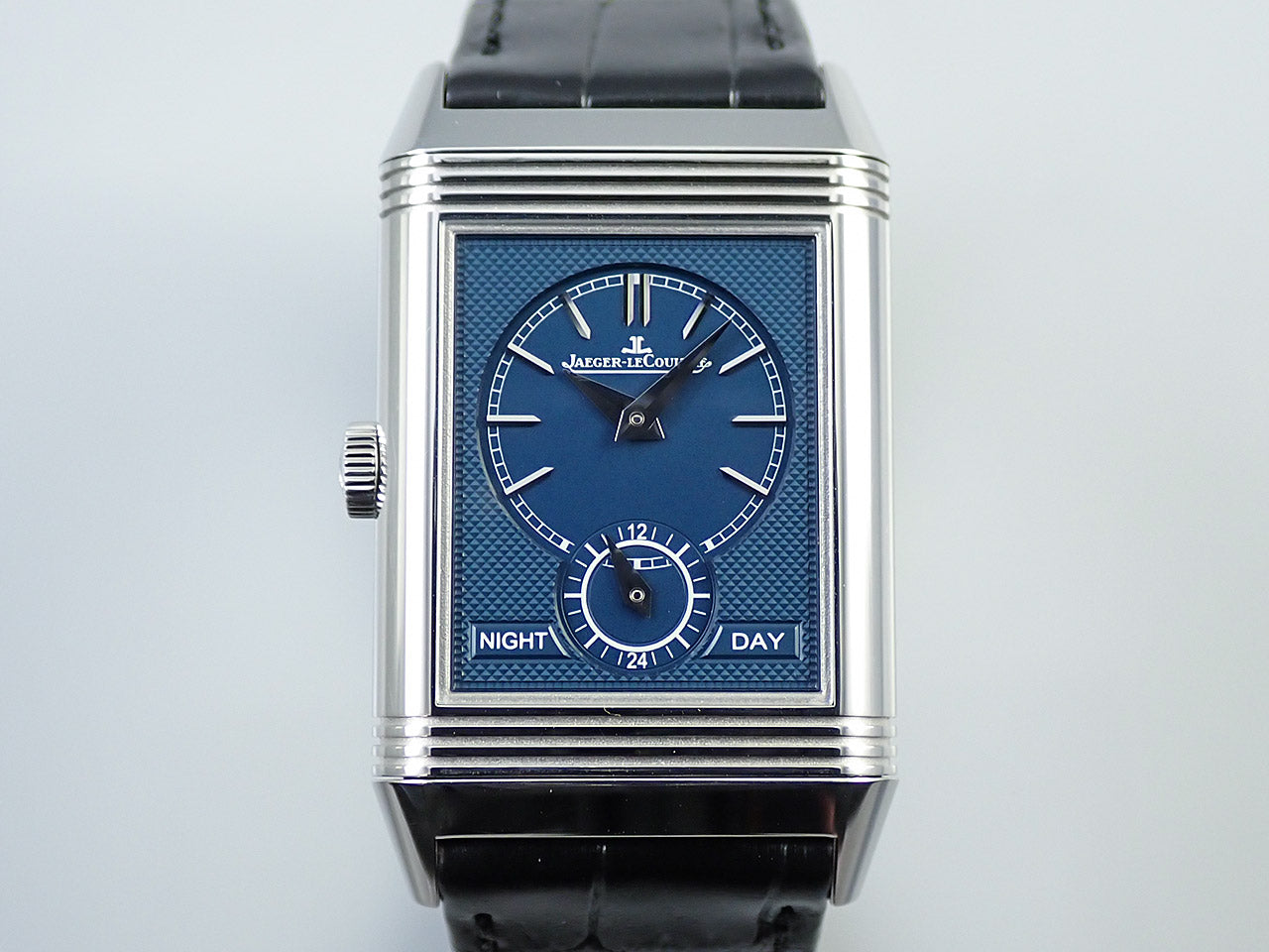 Jaeger-LeCoultre Reverso Tribute Duo Ref.Q3908420 SS Silver x Blue Dial