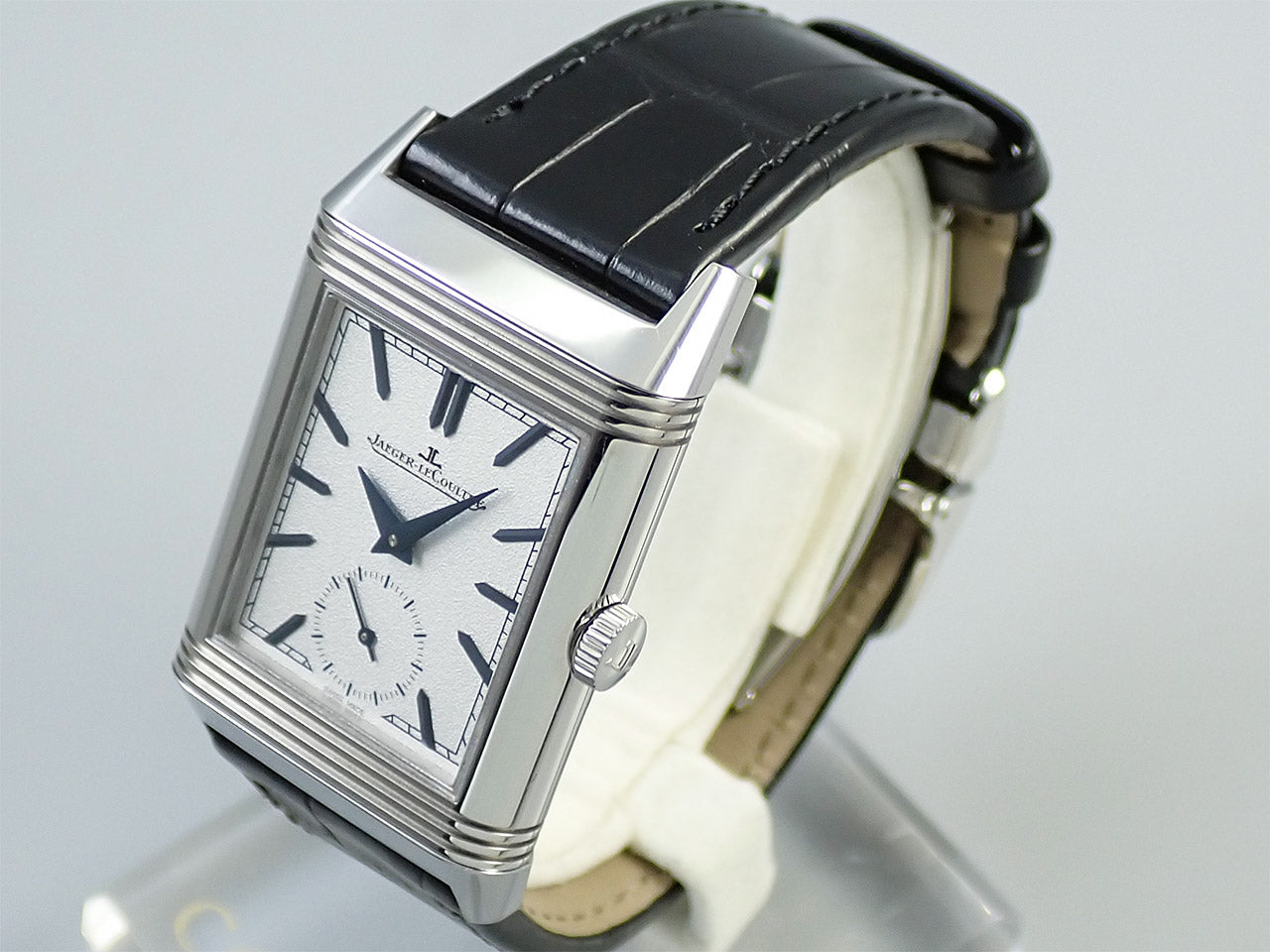 Jaeger-LeCoultre Reverso Tribute Duo Ref.Q3908420 SS Silver x Blue Dial