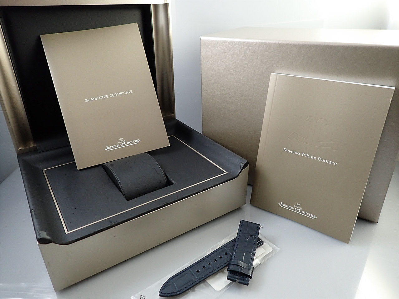 Jaeger-LeCoultre Reverso Tribute Duo Ref.Q3908420 SS Silver x Blue Dial