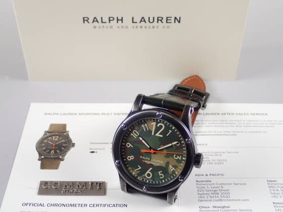Ralph Lauren RL67 Ref.RLR0220711 Camouflage dial Used RL67