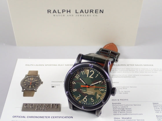 Ralph Lauren RL67 Safari Chronometer Camouflage 45mm Ref.RLR0220711