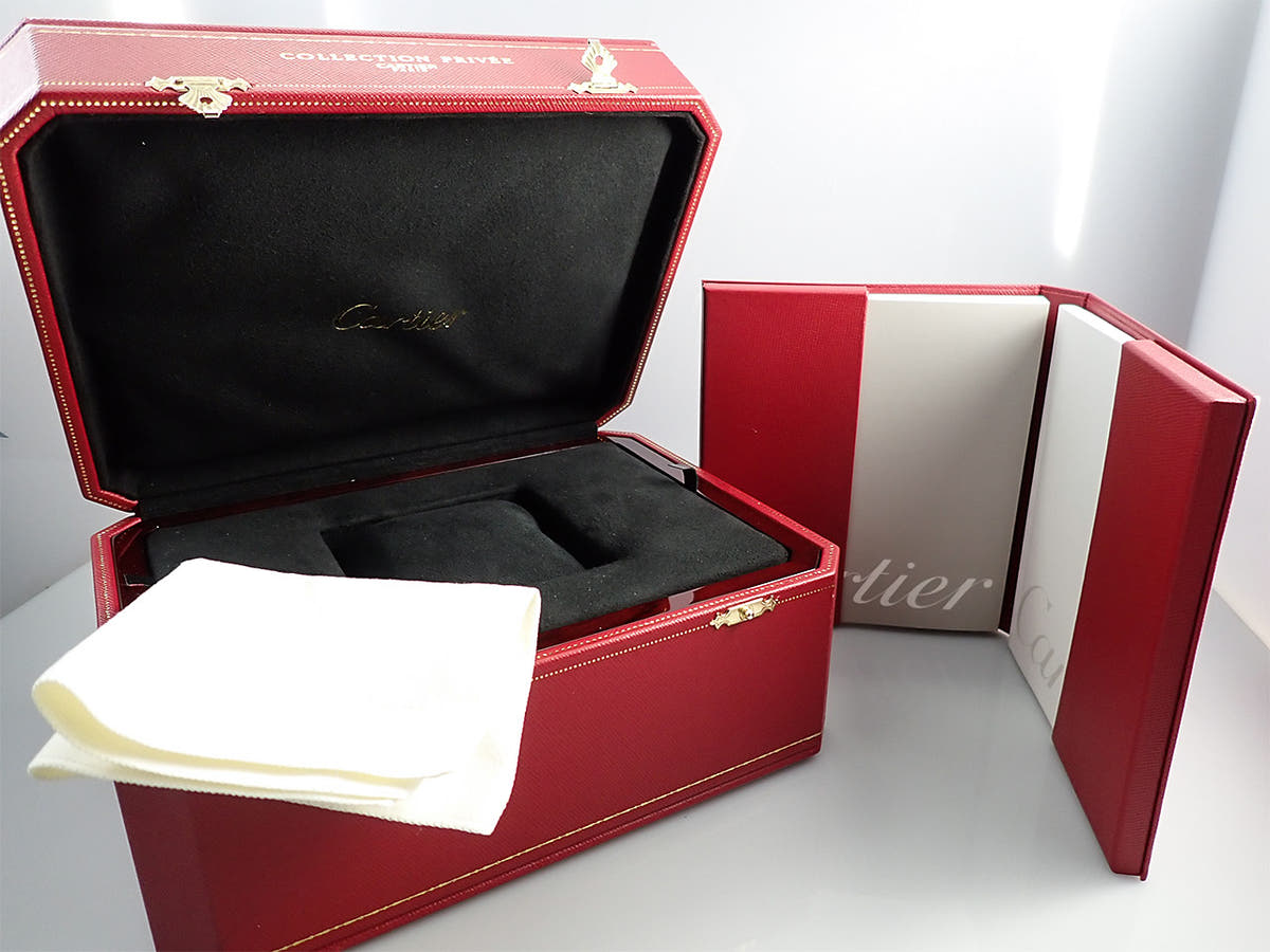 カルティエ ロトンド ラージデイト CPCP Ref.W1550751 シルバー文字盤 美品 2U690PJJ