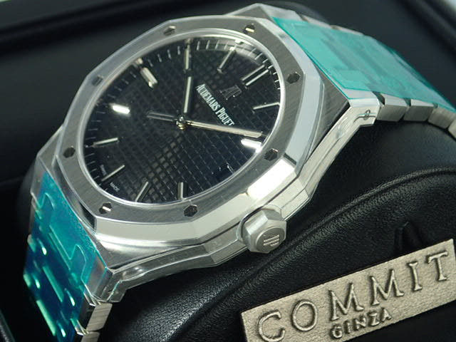 オーデマピゲ ロイヤルオーク Ref.15500ST.OO.1220ST.03 ブラック文字盤 新品 royal-oak-104