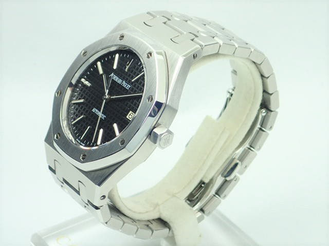 オーデマピゲ ロイヤルオーク Ref.15300ST.OO.1220ST.03 ブラック文字盤 中古 royal-oak-120
