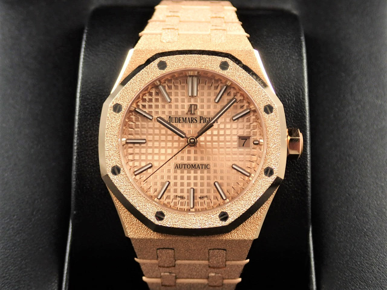 Audemars Piguet Royal Oak Frosted Gold Automatic &lt;Warranty Box and Others&gt;