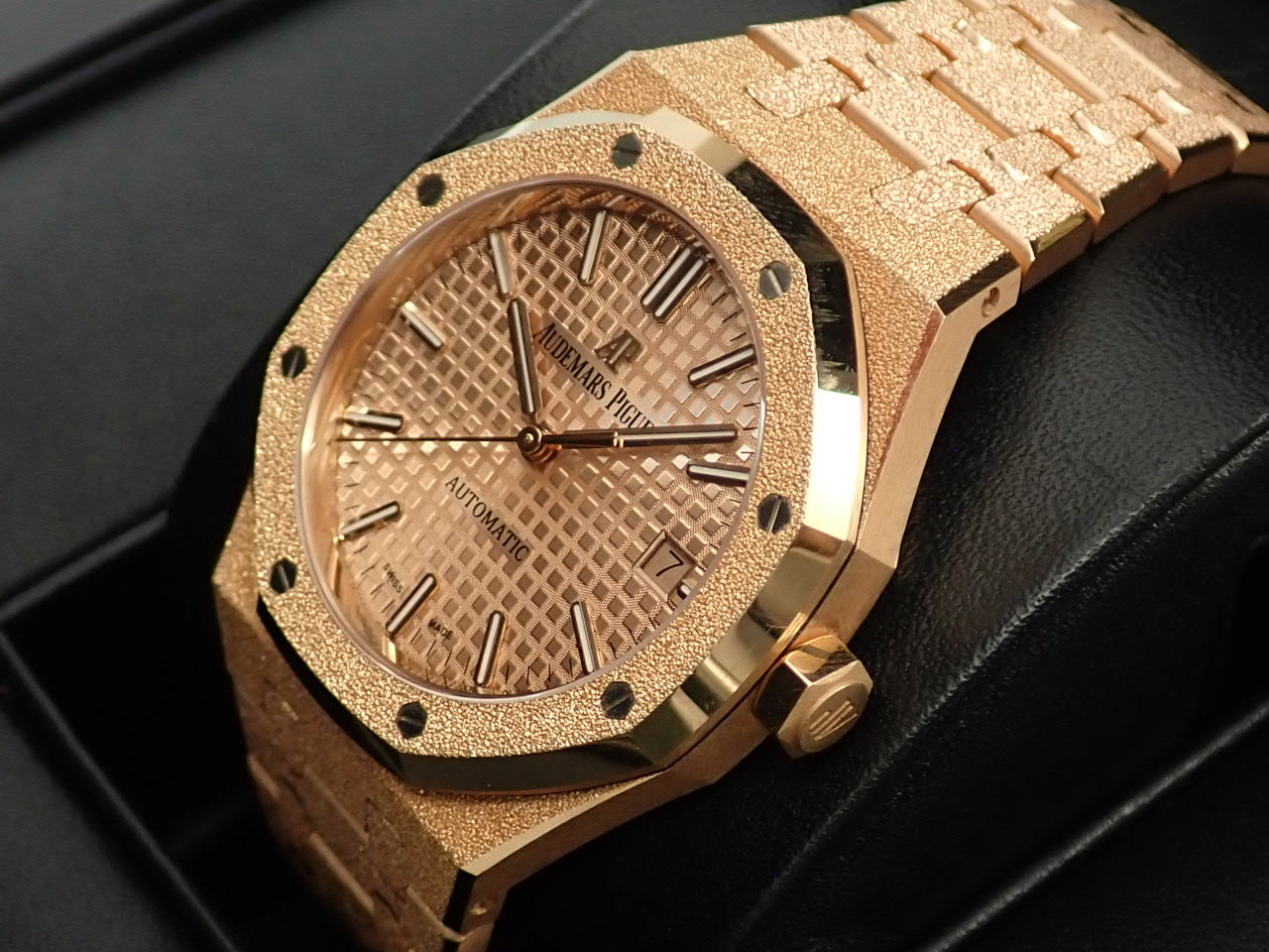 Audemars Piguet Royal Oak Frosted Gold Automatic &lt;Warranty Box and Others&gt;
