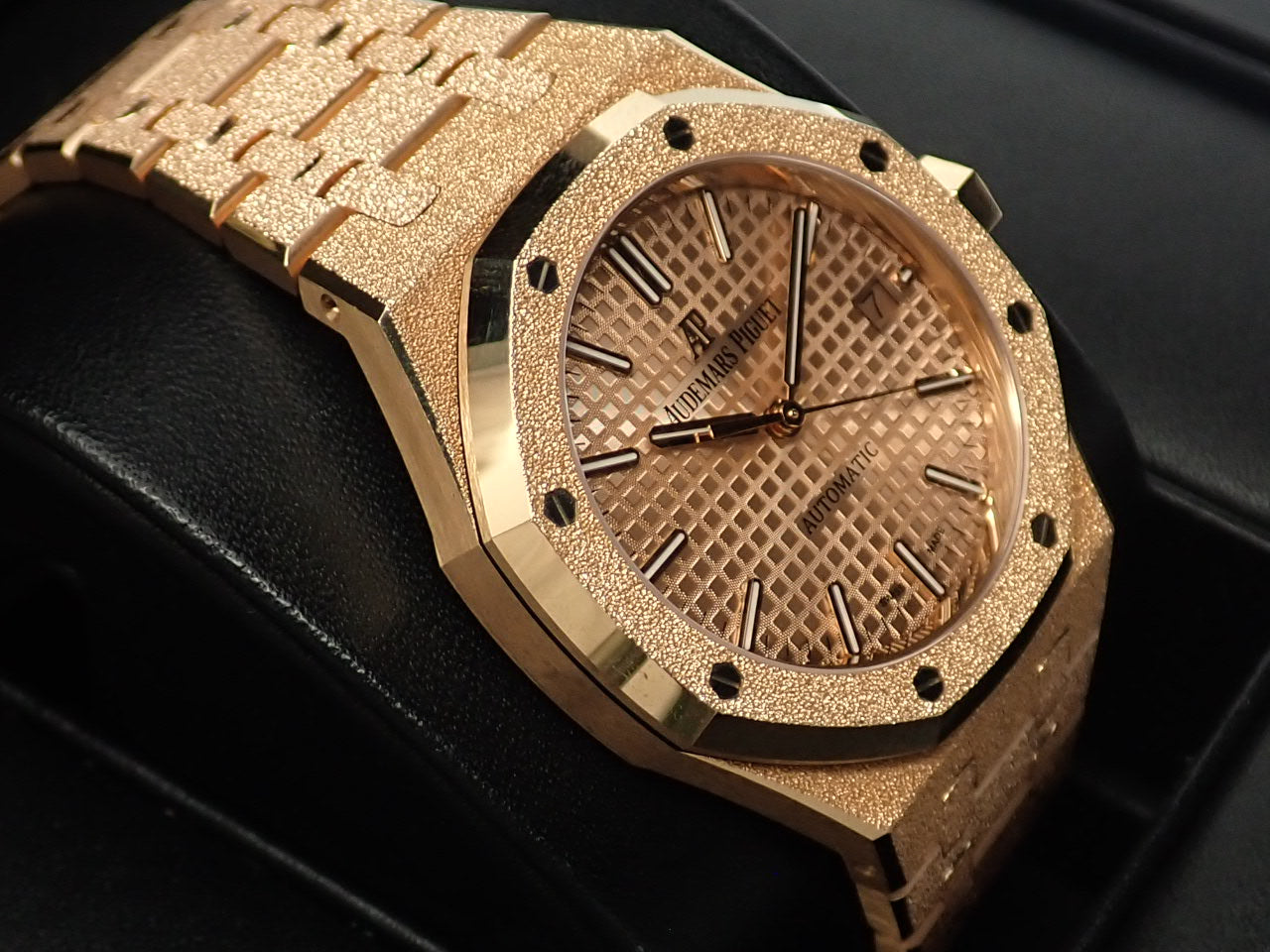 Audemars Piguet Royal Oak Frosted Gold Automatic &lt;Warranty Box and Others&gt;